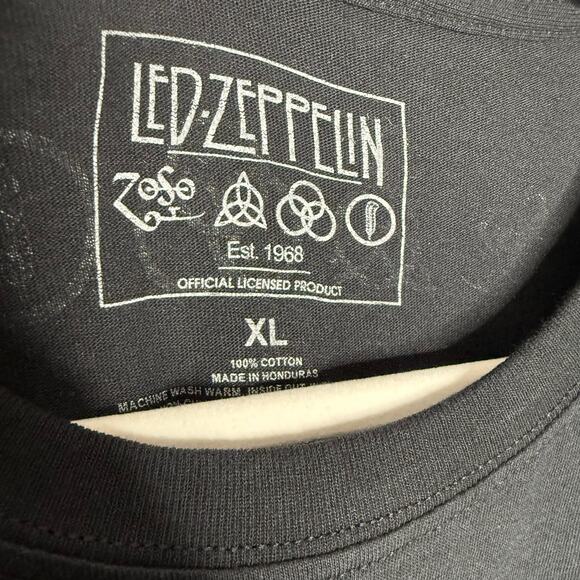 Led Zeppelin IV Album Graphic Short Sleeve Band Tee XL Retro Rock Grunge T-Shirt - Picture 4 of 9